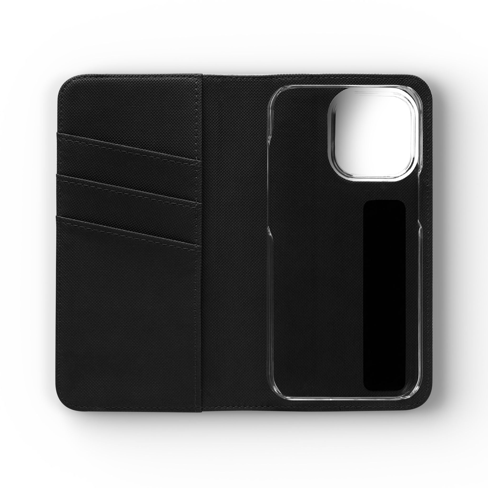 Flip Case – 'Touch Her & Die' Gothic Rose Wallet Phone Case