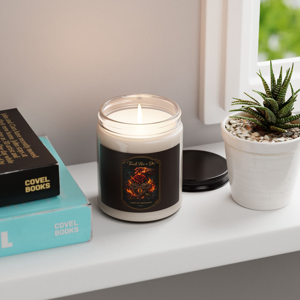 Touch Her&Die -- Scented Soy Candle — 9oz Jar (Hand-Poured)