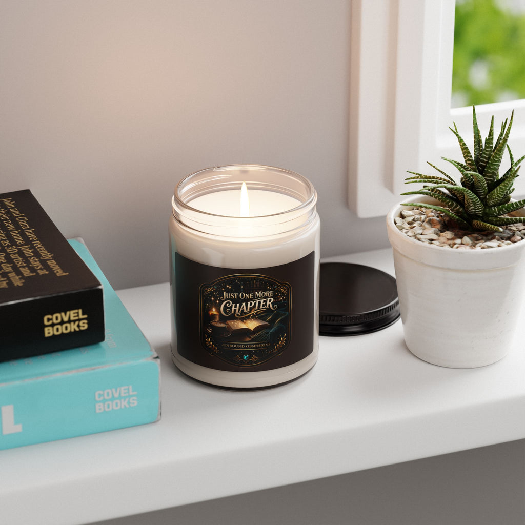 One More Chapter Scented Soy Candle — 9oz Jar (Hand-Poured)