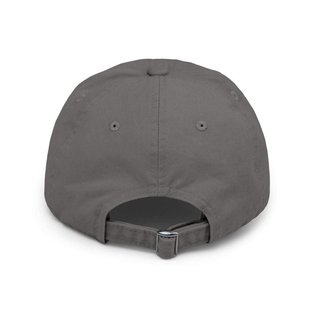 Distressed Black Cap with 'E2L' Enemies to Lovers